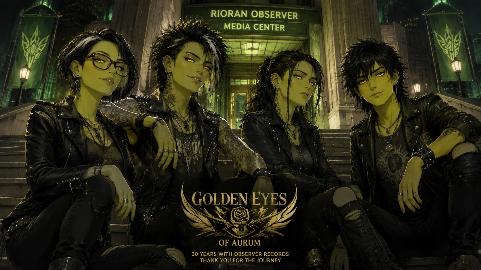 Golden Eyes of Aurum Celebrate 30 Years at Observer Records