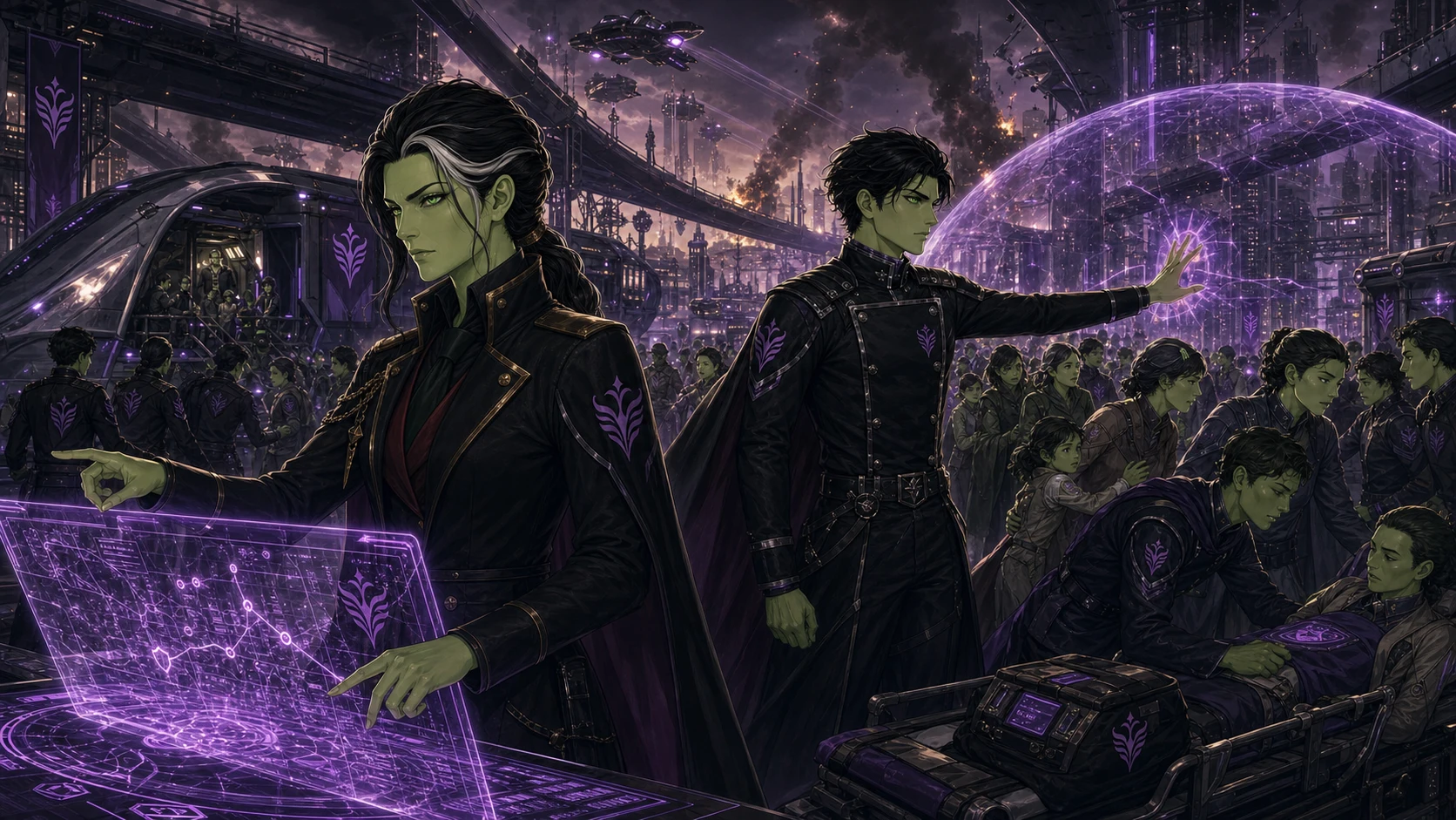 A Trilinea Princess and a Protector lead a rescue mission